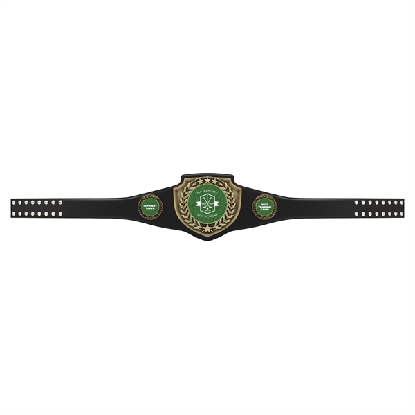 Vibraprint® Antique Gold Championship Shield Award Belt - Vibraprint® Antique Gold Championship Shield Award Belt - Image 7 of 24