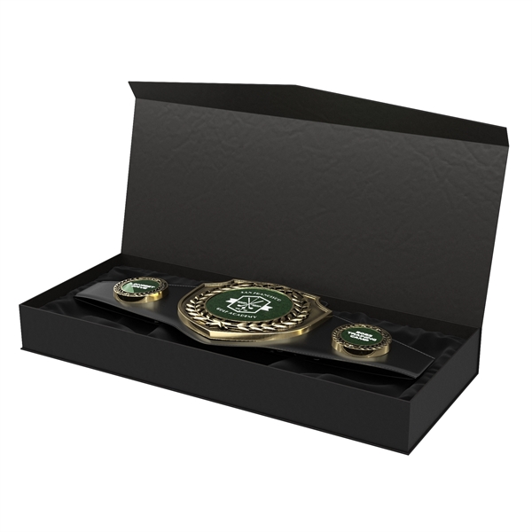 Vibraprint® Antique Gold Championship Shield Award Belt - Vibraprint® Antique Gold Championship Shield Award Belt - Image 12 of 24