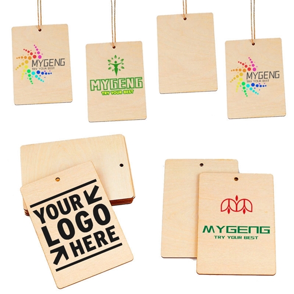 Unfinished Wood Tags - Unfinished Wood Tags - Image 0 of 3