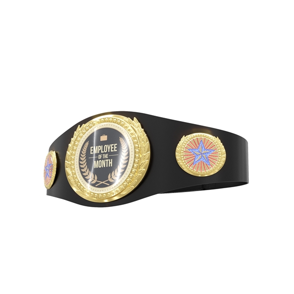 Express Lightweight Championship Belt - Center & Side Plates - Express Lightweight Championship Belt - Center & Side Plates - Image 1 of 19