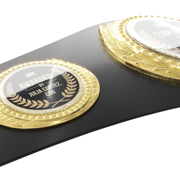 Express Lightweight Championship Belt - Center & Side Plates - Express Lightweight Championship Belt - Center & Side Plates - Image 3 of 19