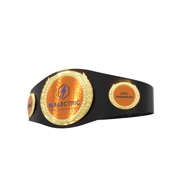 Express Lightweight Championship Belt - Center & Side Plates - Express Lightweight Championship Belt - Center & Side Plates - Image 0 of 19