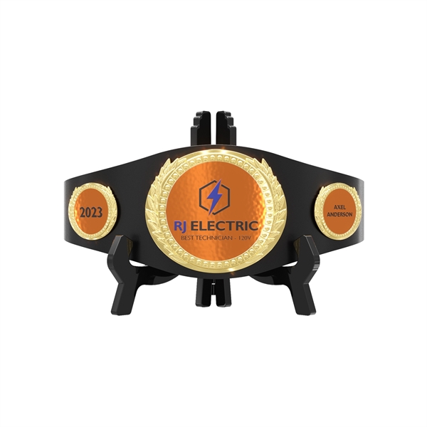 Express Lightweight Championship Belt - Center & Side Plates - Express Lightweight Championship Belt - Center & Side Plates - Image 11 of 19