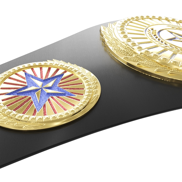 Express Lightweight Championship Belt - Center & Side Plates - Express Lightweight Championship Belt - Center & Side Plates - Image 17 of 19