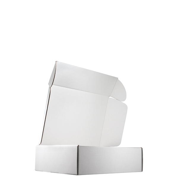 Mailing Box, B-Flute 14" x 10" x 4" - White - F - 560 sq in - Mailing Box, B-Flute 14" x 10" x 4" - White - F - 560 sq in - Image 7 of 9