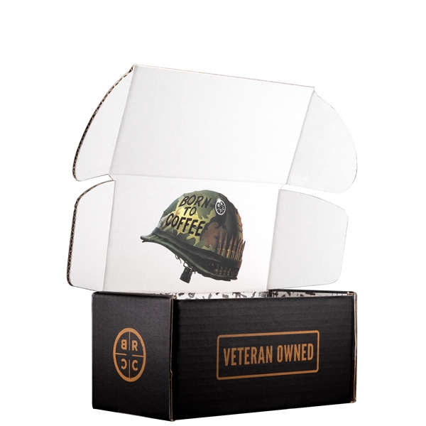 Mailing Box, B-Flute 8" x 4" x 4" - White - B - 128 sq in - Mailing Box, B-Flute 8" x 4" x 4" - White - B - 128 sq in - Image 1 of 7