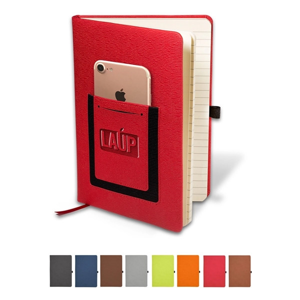 Roma Journal with Phone Pocket - Roma Journal with Phone Pocket - Image 0 of 3