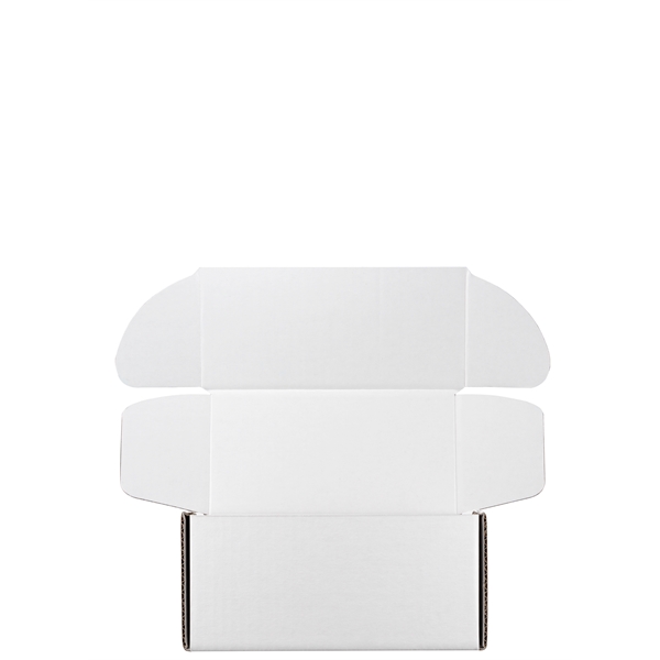 Mailing Box, B-Flute 8" x 4" x 4" - White - B - 128 sq in - Mailing Box, B-Flute 8" x 4" x 4" - White - B - 128 sq in - Image 4 of 7