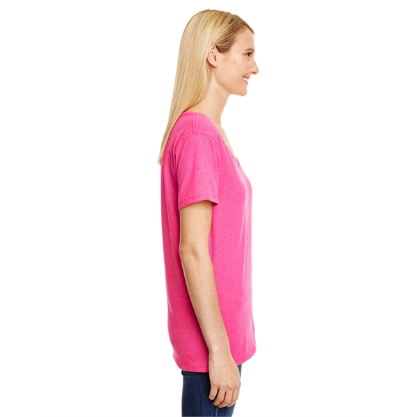 Hanes Ladies' Perfect-T Triblend V-Neck T-shirt - Hanes Ladies' Perfect-T Triblend V-Neck T-shirt - Image 40 of 63