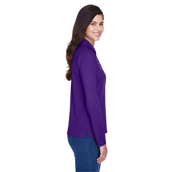 CORE365 Ladies' Pinnacle Performance Long-Sleeve Pique Polo - CORE365 Ladies' Pinnacle Performance Long-Sleeve Pique Polo - Image 4 of 58