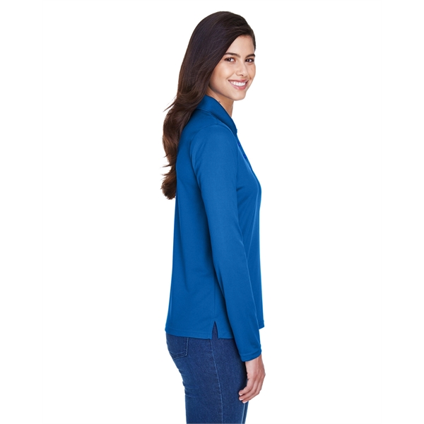 CORE365 Ladies' Pinnacle Performance Long-Sleeve Pique Polo - CORE365 Ladies' Pinnacle Performance Long-Sleeve Pique Polo - Image 7 of 58