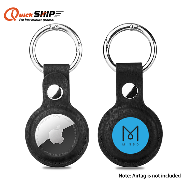 QuickShip  Apple AirTag Leatherette Case - QuickShip  Apple AirTag Leatherette Case - Image 0 of 8