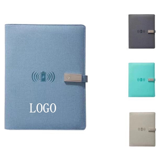 8000Mah Wireless Charging Notebook With 16Gb U Disk - 8000Mah Wireless Charging Notebook With 16Gb U Disk - Image 0 of 5