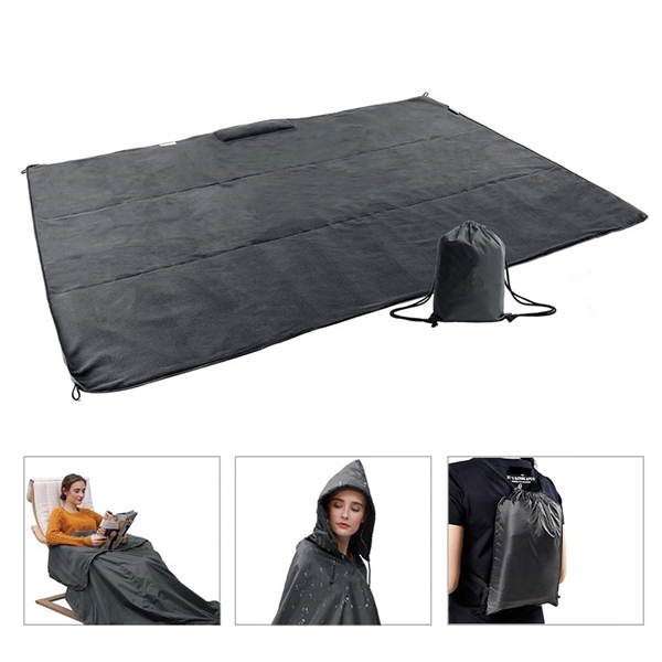 Outdoor Waterproof Rain Poncho Picnic beach Mat - Outdoor Waterproof Rain Poncho Picnic beach Mat - Image 1 of 1