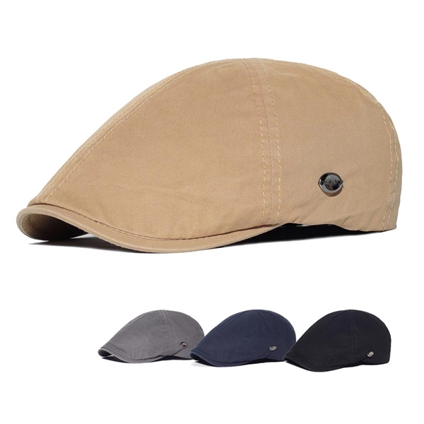 Men's Cotton Flat Ivy Gatsby Newsboy Driving Hat Cap - Men's Cotton Flat Ivy Gatsby Newsboy Driving Hat Cap - Image 0 of 2
