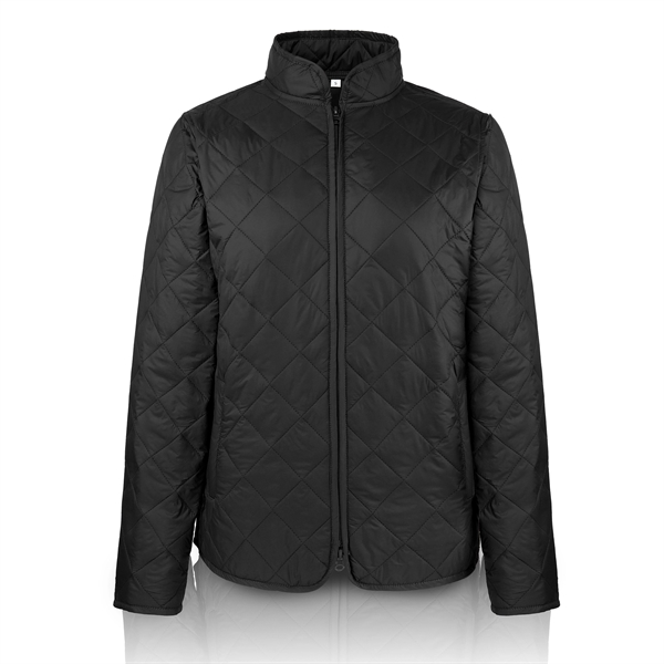 Women's Quilted Full Zip Jacket - Women's Quilted Full Zip Jacket - Image 3 of 3