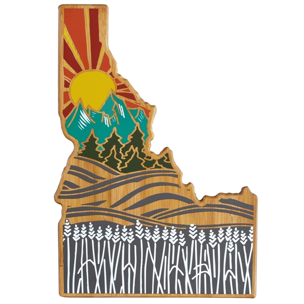 State Shaped Cutting & Serving Board w/Artwork Summer Stokes - State Shaped Cutting & Serving Board w/Artwork Summer Stokes - Image 3 of 45