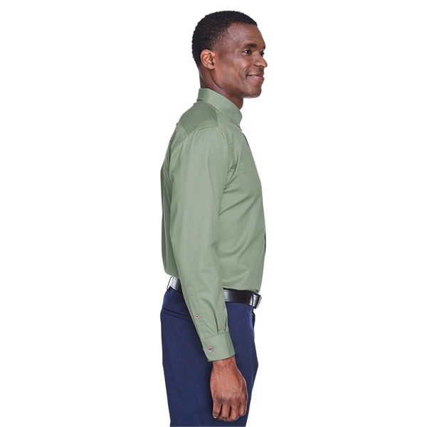 Harriton Men's Easy Blend™ Long-Sleeve Twill Shirt with S... - Harriton Men's Easy Blend™ Long-Sleeve Twill Shirt with S... - Image 53 of 135