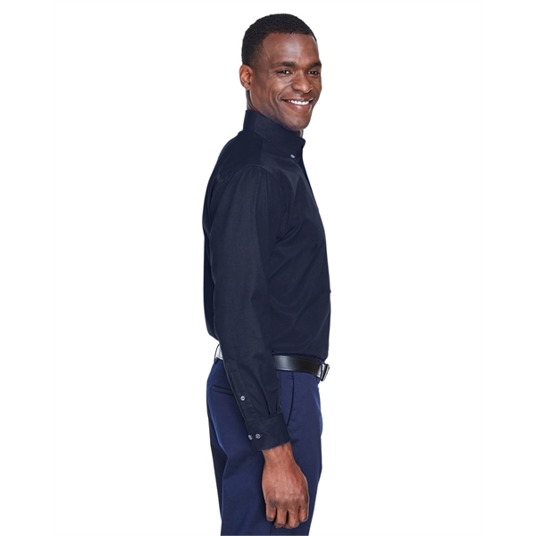 Harriton Men's Easy Blend™ Long-Sleeve Twill Shirt with S... - Harriton Men's Easy Blend™ Long-Sleeve Twill Shirt with S... - Image 55 of 135
