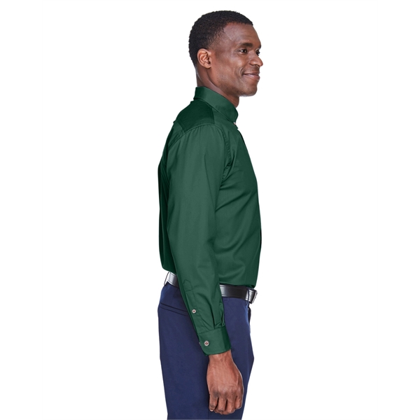Harriton Men's Easy Blend™ Long-Sleeve Twill Shirt with S... - Harriton Men's Easy Blend™ Long-Sleeve Twill Shirt with S... - Image 67 of 135