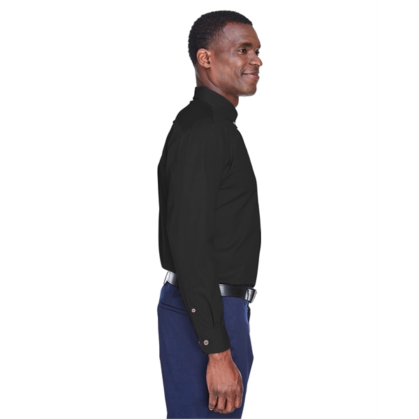 Harriton Men's Easy Blend™ Long-Sleeve Twill Shirt with S... - Harriton Men's Easy Blend™ Long-Sleeve Twill Shirt with S... - Image 74 of 135