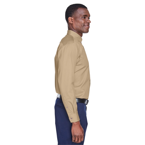 Harriton Men's Easy Blend™ Long-Sleeve Twill Shirt with S... - Harriton Men's Easy Blend™ Long-Sleeve Twill Shirt with S... - Image 83 of 135