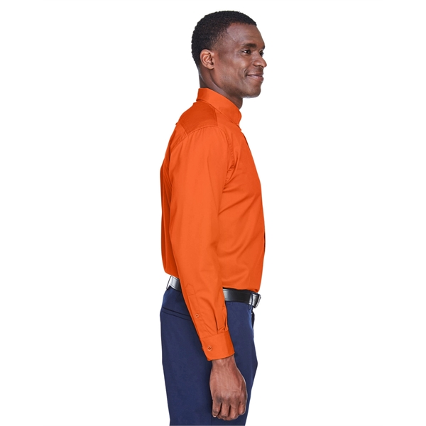 Harriton Men's Easy Blend™ Long-Sleeve Twill Shirt with S... - Harriton Men's Easy Blend™ Long-Sleeve Twill Shirt with S... - Image 86 of 135