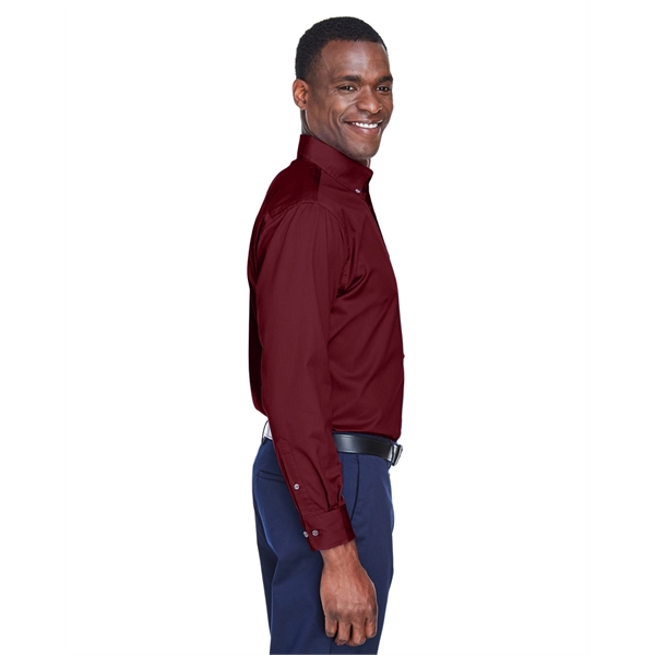 Harriton Men's Easy Blend™ Long-Sleeve Twill Shirt with S... - Harriton Men's Easy Blend™ Long-Sleeve Twill Shirt with S... - Image 89 of 135