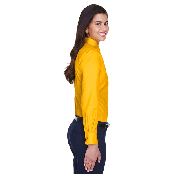Harriton Ladies' Easy Blend™ Long-Sleeve Twill Shirt with... - Harriton Ladies' Easy Blend™ Long-Sleeve Twill Shirt with... - Image 51 of 146