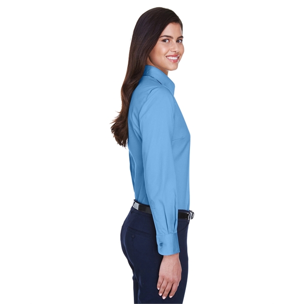 Harriton Ladies' Easy Blend™ Long-Sleeve Twill Shirt with... - Harriton Ladies' Easy Blend™ Long-Sleeve Twill Shirt with... - Image 61 of 146