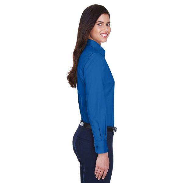 Harriton Ladies' Easy Blend™ Long-Sleeve Twill Shirt with... - Harriton Ladies' Easy Blend™ Long-Sleeve Twill Shirt with... - Image 83 of 146