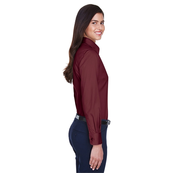 Harriton Ladies' Easy Blend™ Long-Sleeve Twill Shirt with... - Harriton Ladies' Easy Blend™ Long-Sleeve Twill Shirt with... - Image 91 of 146