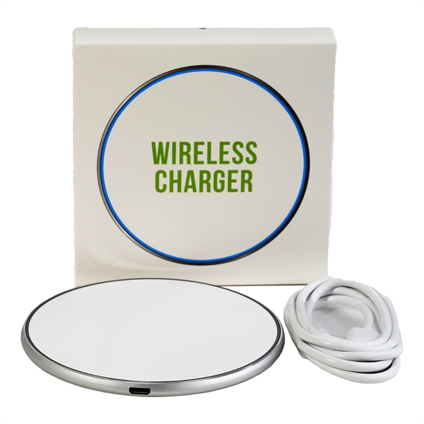 McHenry Ambient Light 10W Qi Wireless Charger - McHenry Ambient Light 10W Qi Wireless Charger - Image 2 of 10