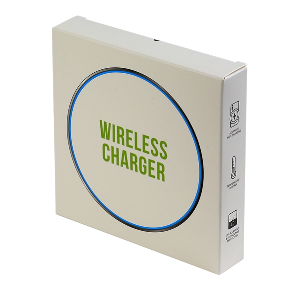 McHenry Ambient Light 10W Qi Wireless Charger - McHenry Ambient Light 10W Qi Wireless Charger - Image 4 of 10