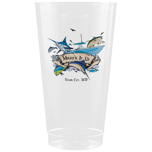 16 oz Clear Hard Plastic Cup - Digital - 16 oz Clear Hard Plastic Cup - Digital - Image 0 of 1