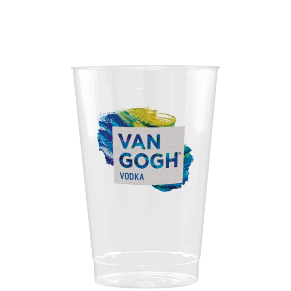 12 oz Clear Fluted Plastic Cup - Digital - 12 oz Clear Fluted Plastic Cup - Digital - Image 0 of 1