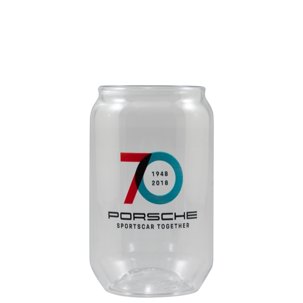 16 oz Clear Plastic Can Glass - Digital - 16 oz Clear Plastic Can Glass - Digital - Image 0 of 1