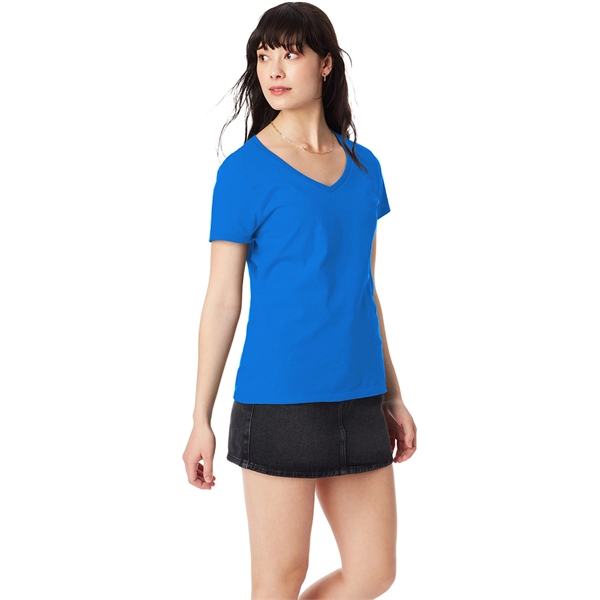 Hanes Ladies' Perfect-T V-Neck T-Shirt - Hanes Ladies' Perfect-T V-Neck T-Shirt - Image 118 of 156