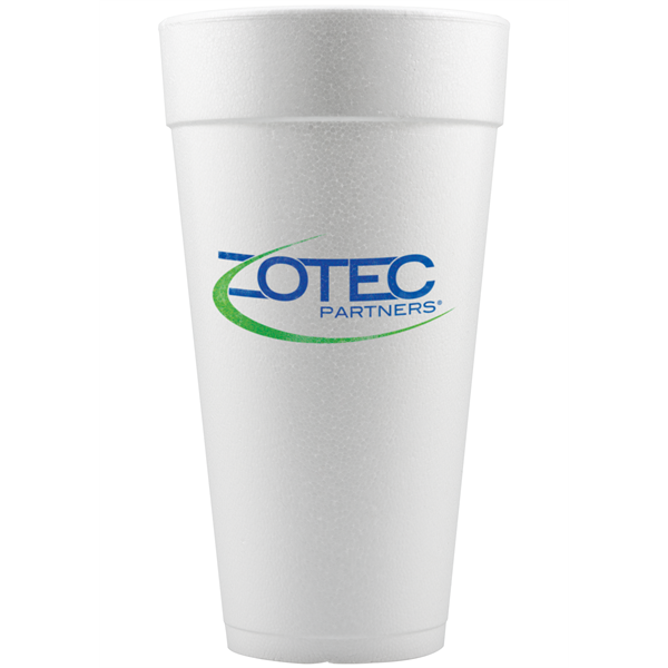 24 oz Foam Cup - White - Hi-Speed - 24 oz Foam Cup - White - Hi-Speed - Image 0 of 1