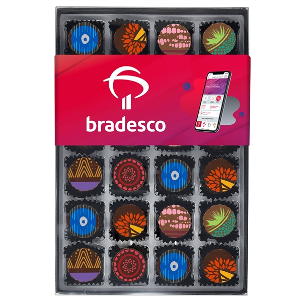 Hand Painted Truffles 24 Pieces - Hand Painted Truffles 24 Pieces - Image 3 of 3