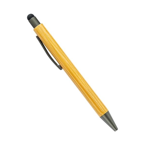 2-in-1 Eco-friendly Bamboo Pen with Stylus - 2-in-1 Eco-friendly Bamboo Pen with Stylus - Image 0 of 3