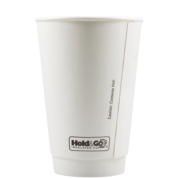 16 oz Insulated Paper Cup - White - Tradition - 16 oz Insulated Paper Cup - White - Tradition - Image 2 of 2