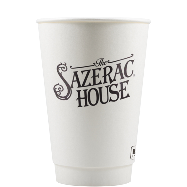 16 oz Insulated Paper Cup - White - Tradition - 16 oz Insulated Paper Cup - White - Tradition - Image 0 of 2