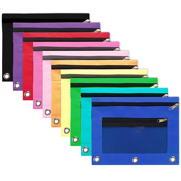 3 Ring Binder Pencil Pouch - 3 Ring Binder Pencil Pouch - Image 1 of 5