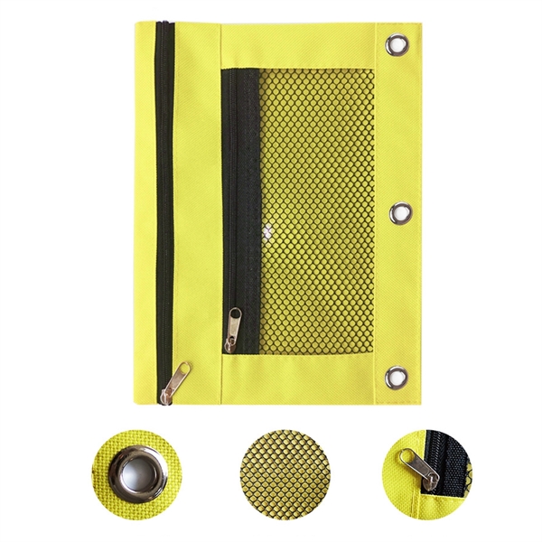 3 Ring Binder Pencil Pouch - 3 Ring Binder Pencil Pouch - Image 4 of 5