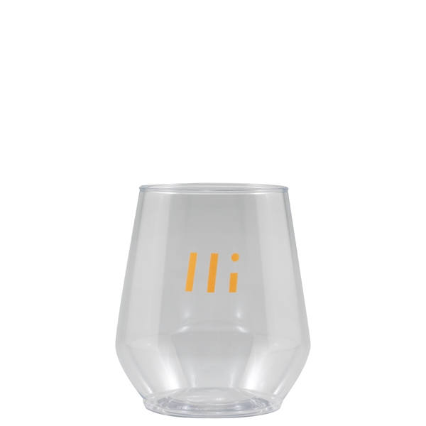 12 oz Clear Plastic Stemless Glass - Tradition - 12 oz Clear Plastic Stemless Glass - Tradition - Image 0 of 1