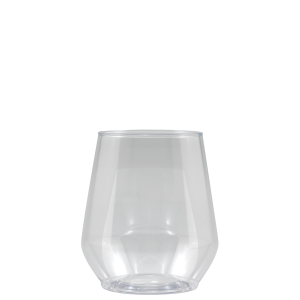 12 oz Clear Plastic Stemless Glass - Tradition - 12 oz Clear Plastic Stemless Glass - Tradition - Image 1 of 1