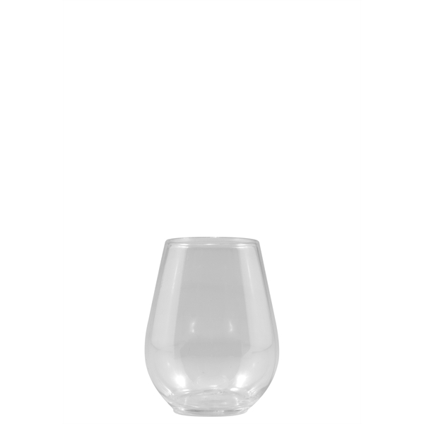 4 oz Clear Plastic Stemless Glass - Tradition - 4 oz Clear Plastic Stemless Glass - Tradition - Image 1 of 1