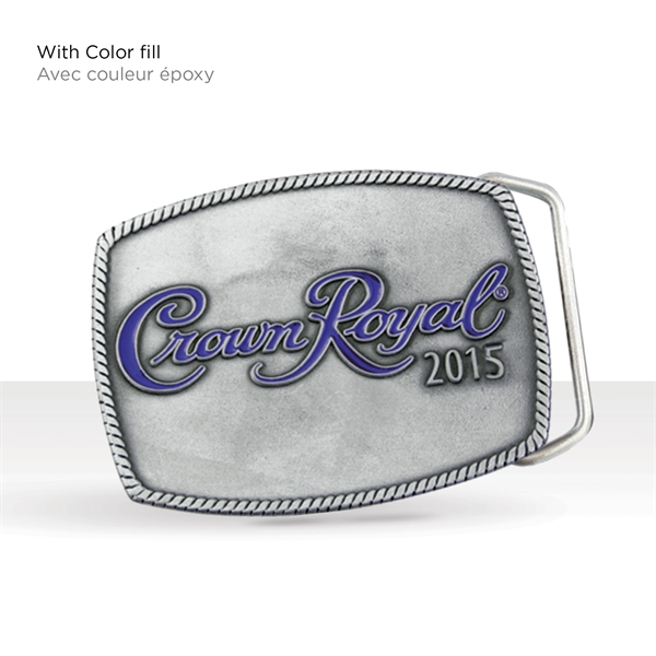Pewter Belt Buckle - Pewter Belt Buckle - Image 1 of 7