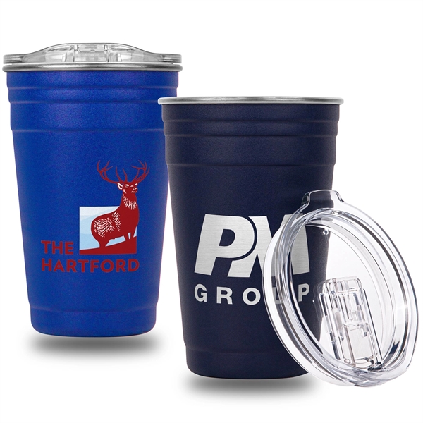 Brighton 23oz. Insulated Stainless Steel Stadium Cup - Brighton 23oz. Insulated Stainless Steel Stadium Cup - Image 0 of 4